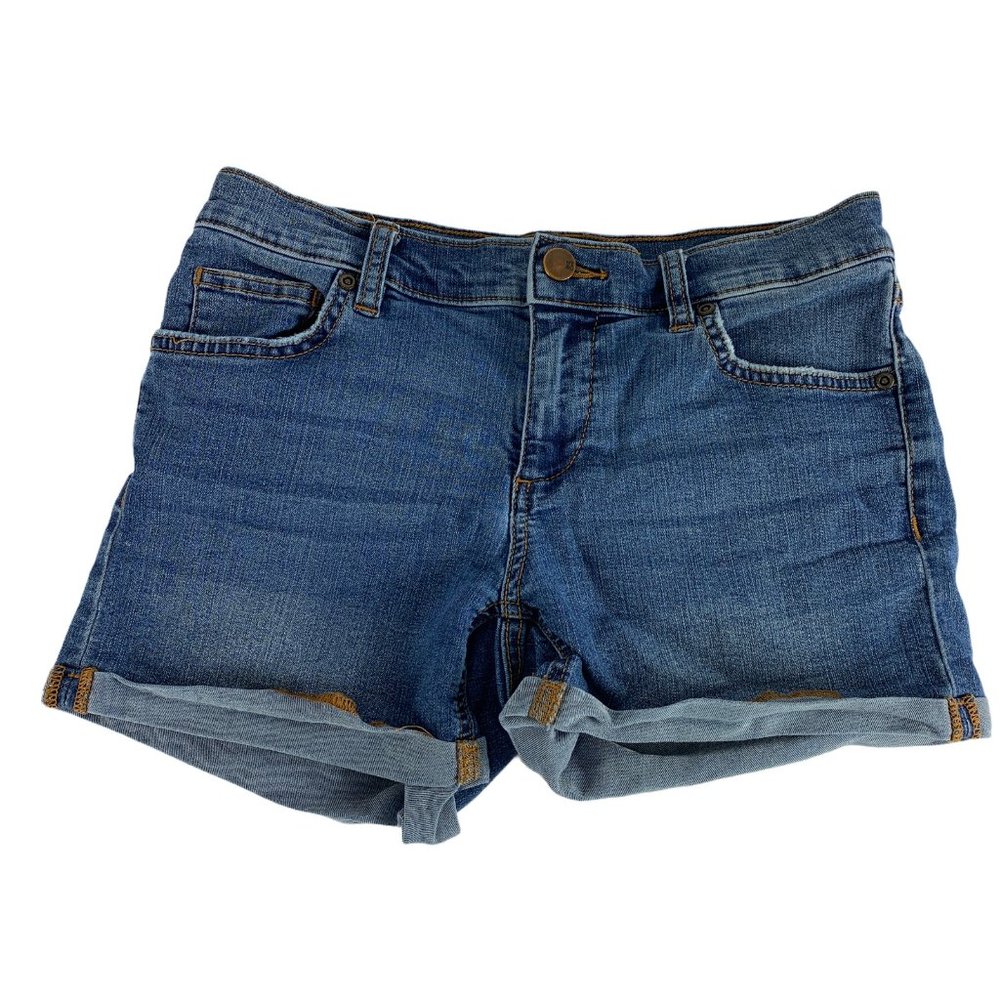 SOHO 0 Denim Jean Shorts Mini Short Cuffed XS